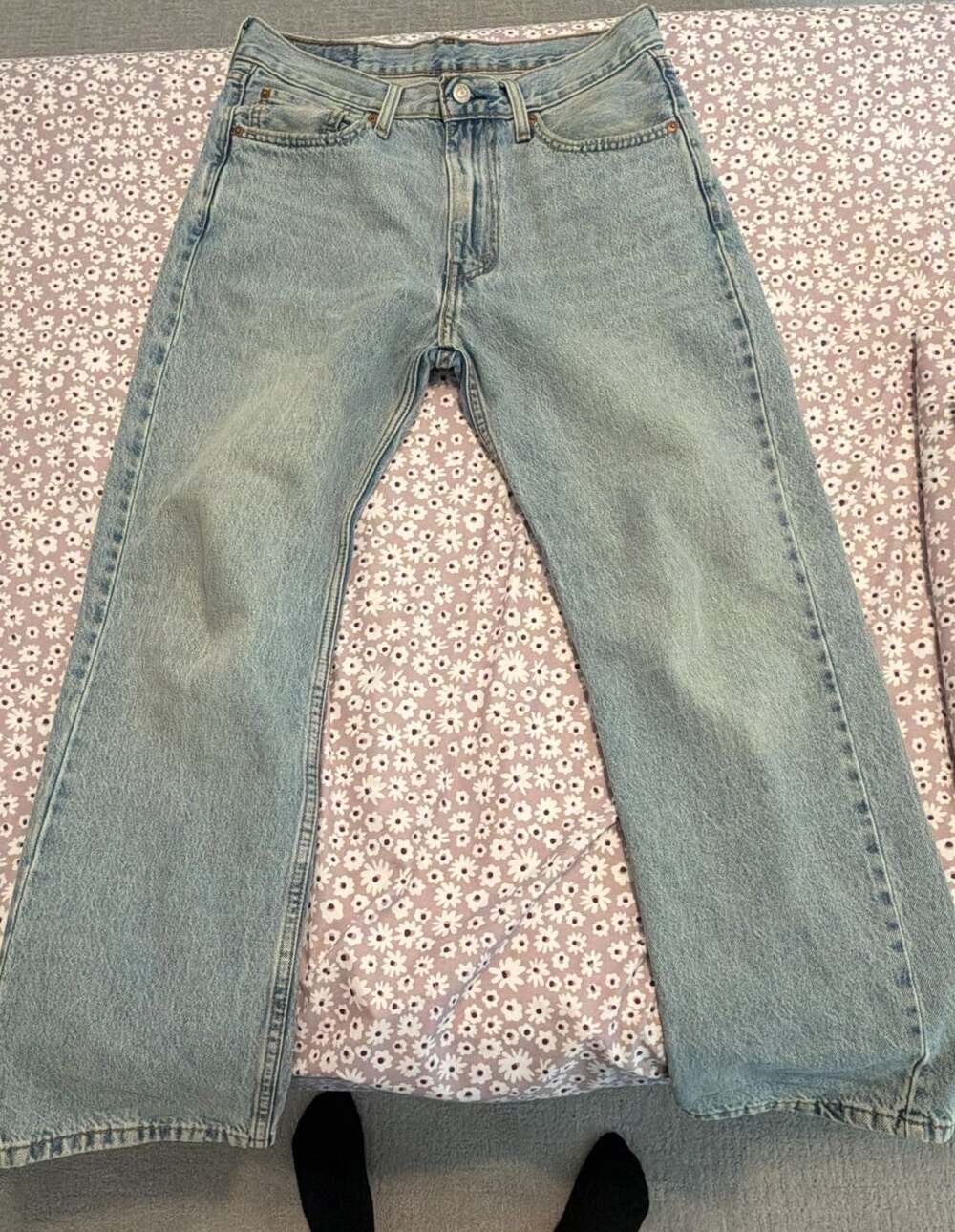 Levi's 565 Jeans W30 L30 Light Wash Denim